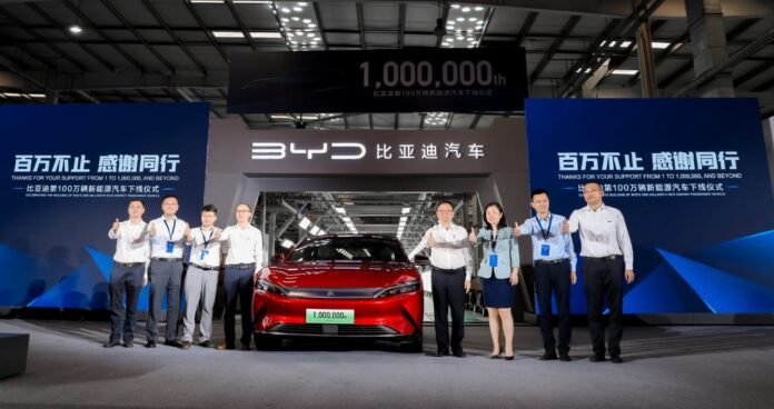 BYD rolls out One-millionth electric passenger car, Han EV in China | Vandi4u