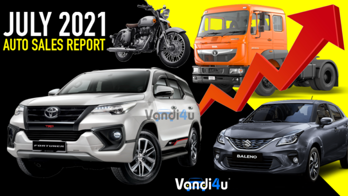 auto sales July 2021