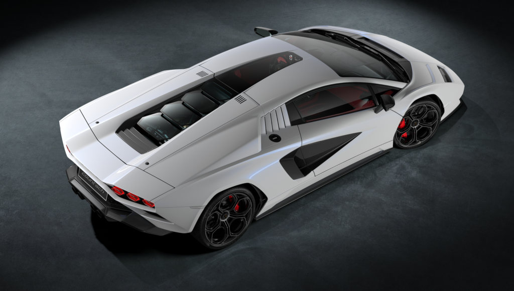 Lamborghini Countach LPI 800-4 top view