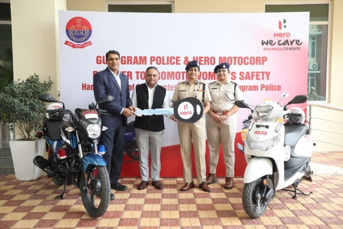 Hero MotoCorp partners with Gurugram Police to enhance safety of women