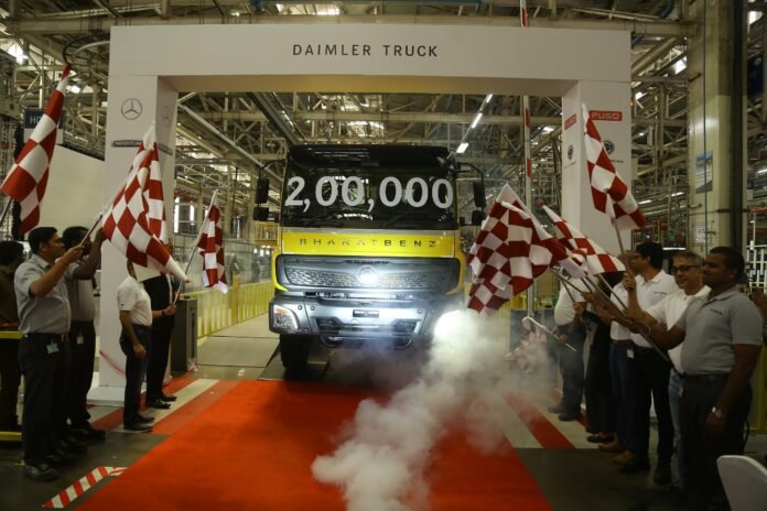 200,000th BharathBenz truck
